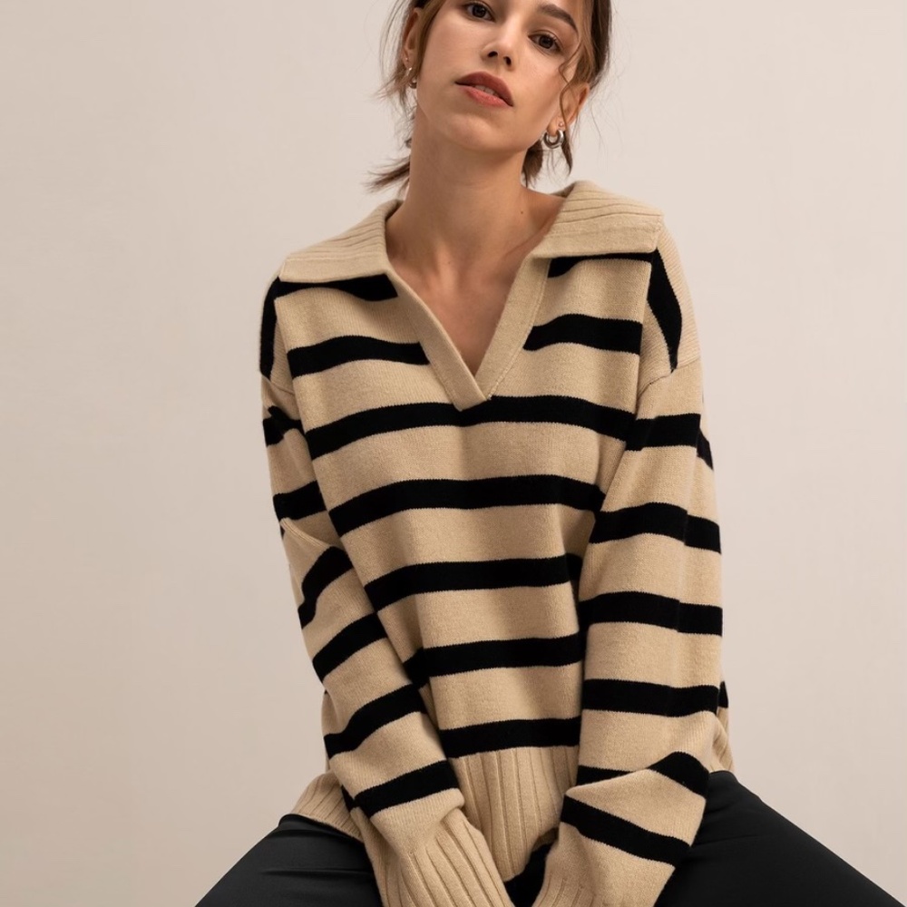 Striped Merino Wool Sweater